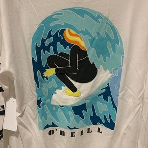 NWT O’Neill Graphic Surf Lightweight Long Sleeve Boys T-Shirt Size Large